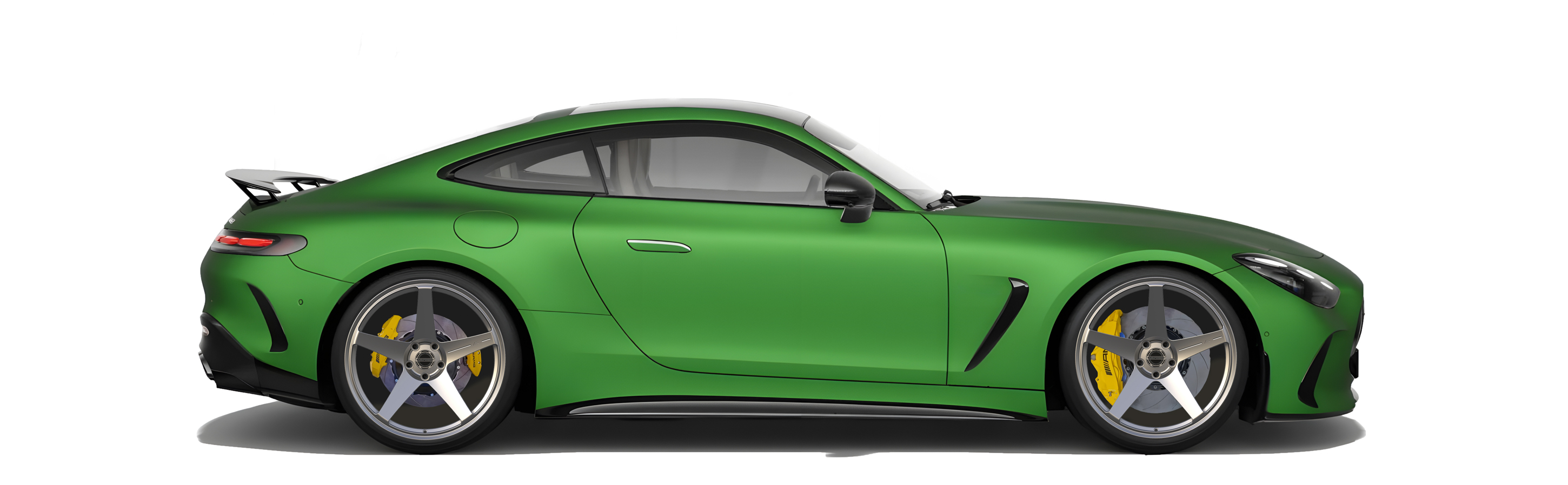 Dark Green Mercedez Benz AMG GT63 in Aura Forged Precision P761 Custom Forged Wheels