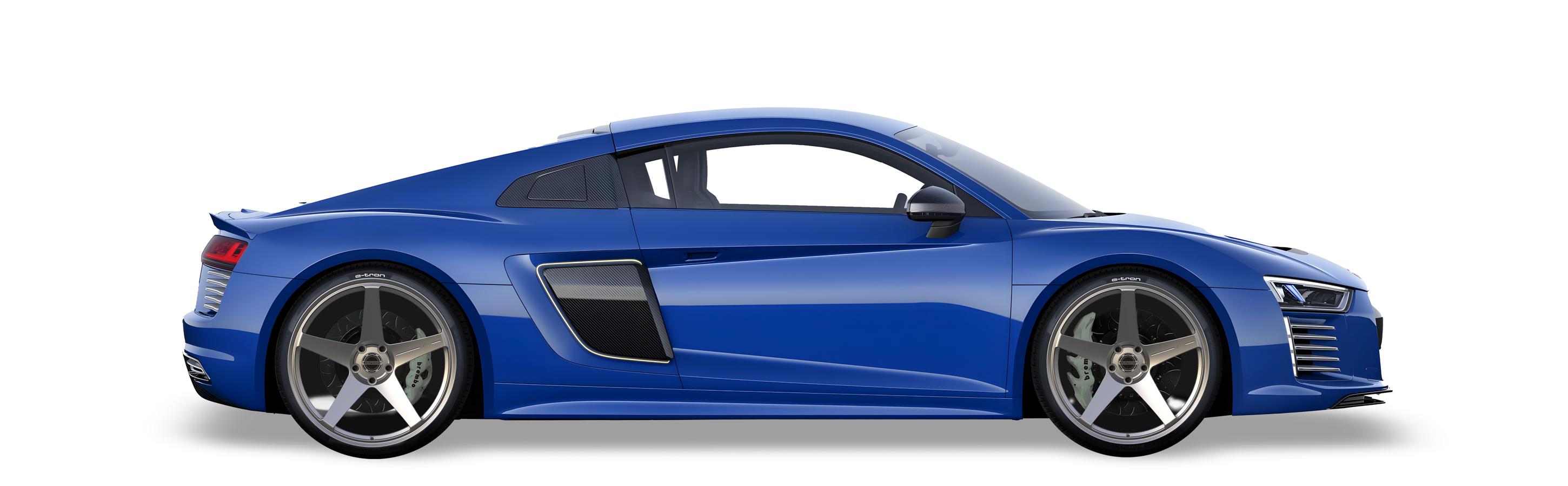 Blue Audi R8 in Aura Forged Precision P761 Custom Forged Wheels