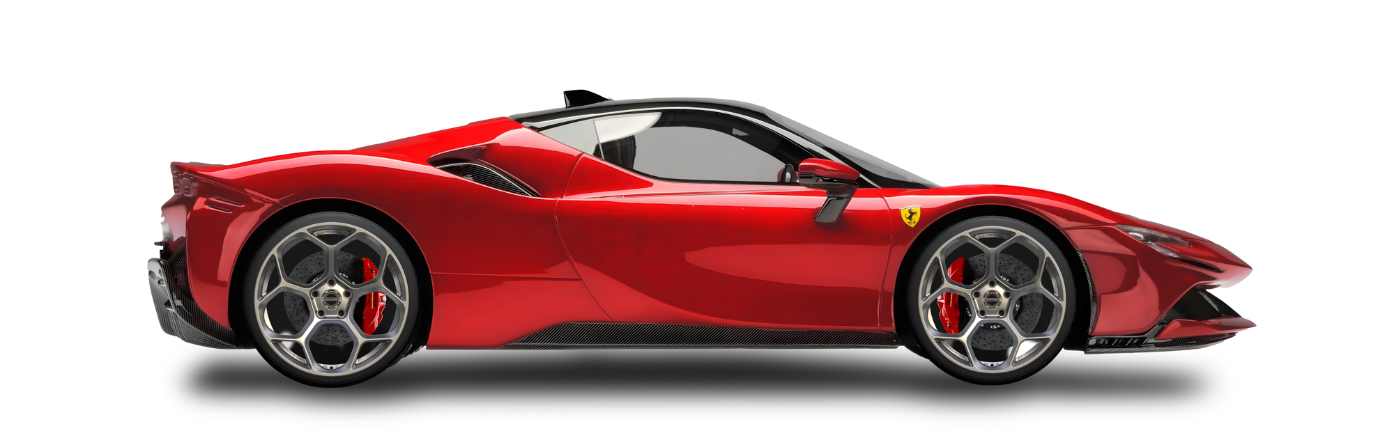 Red Mercedes-AMG E63 in Aura Forged Precision P765 Custom Forged Wheels