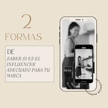 2 Formas de saber si es el Influencer adecuado para tu marca 