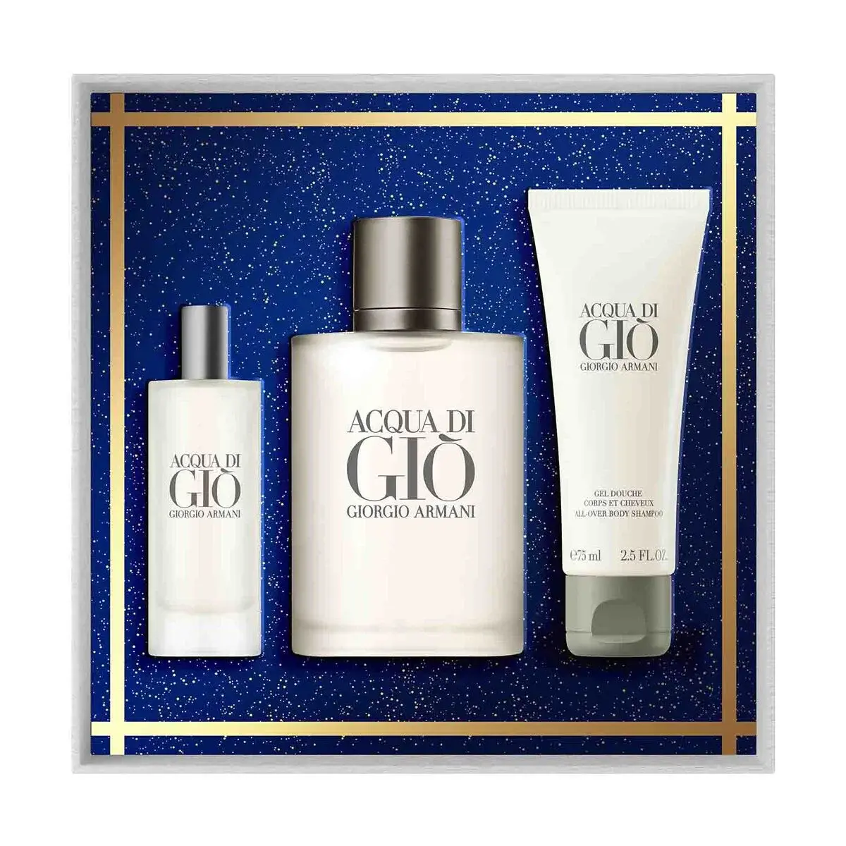 ARMANI ACQUA DI GIO (M) 100 ML EDT 3 PC SET