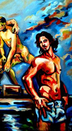 The memory of adolescent loves vibrates in the mind of every adult man, making him wish to return to those golden years ...
Original Created: 2005
Subjects: Sensuality
Materials: Canvas
Styles: Expressionism, Figurative, Fine Art, Modern, Realism
Mediums: Oil