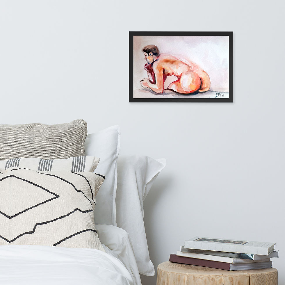 Thumbnail: Posado. Framed poster