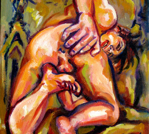 sebastianmorenocoronel.com Tiempo_de_gozar. Painting 2009