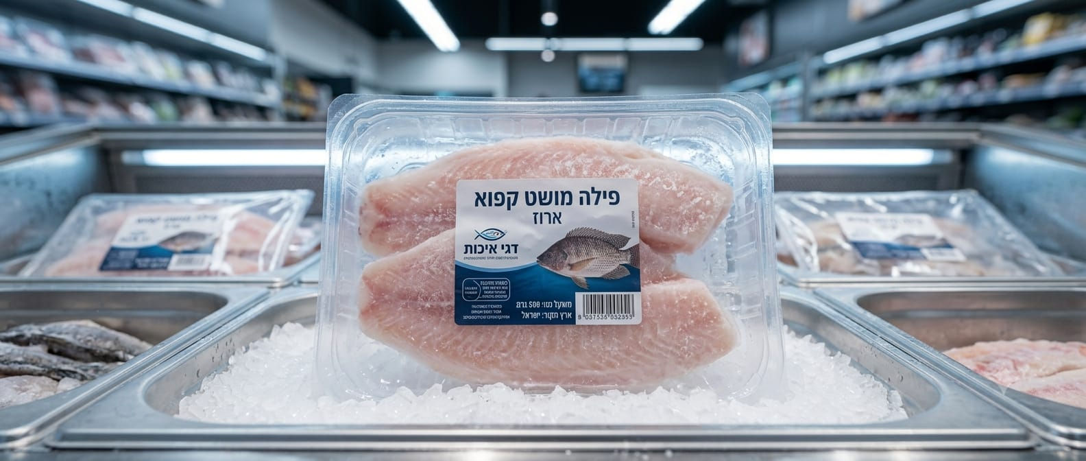 פילה אמנון (מושט) קפוא ללא עצמות - מאסטר פיש