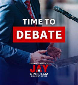 Gresham Challenges Opponent to Debate: Will She Accept Challenge?