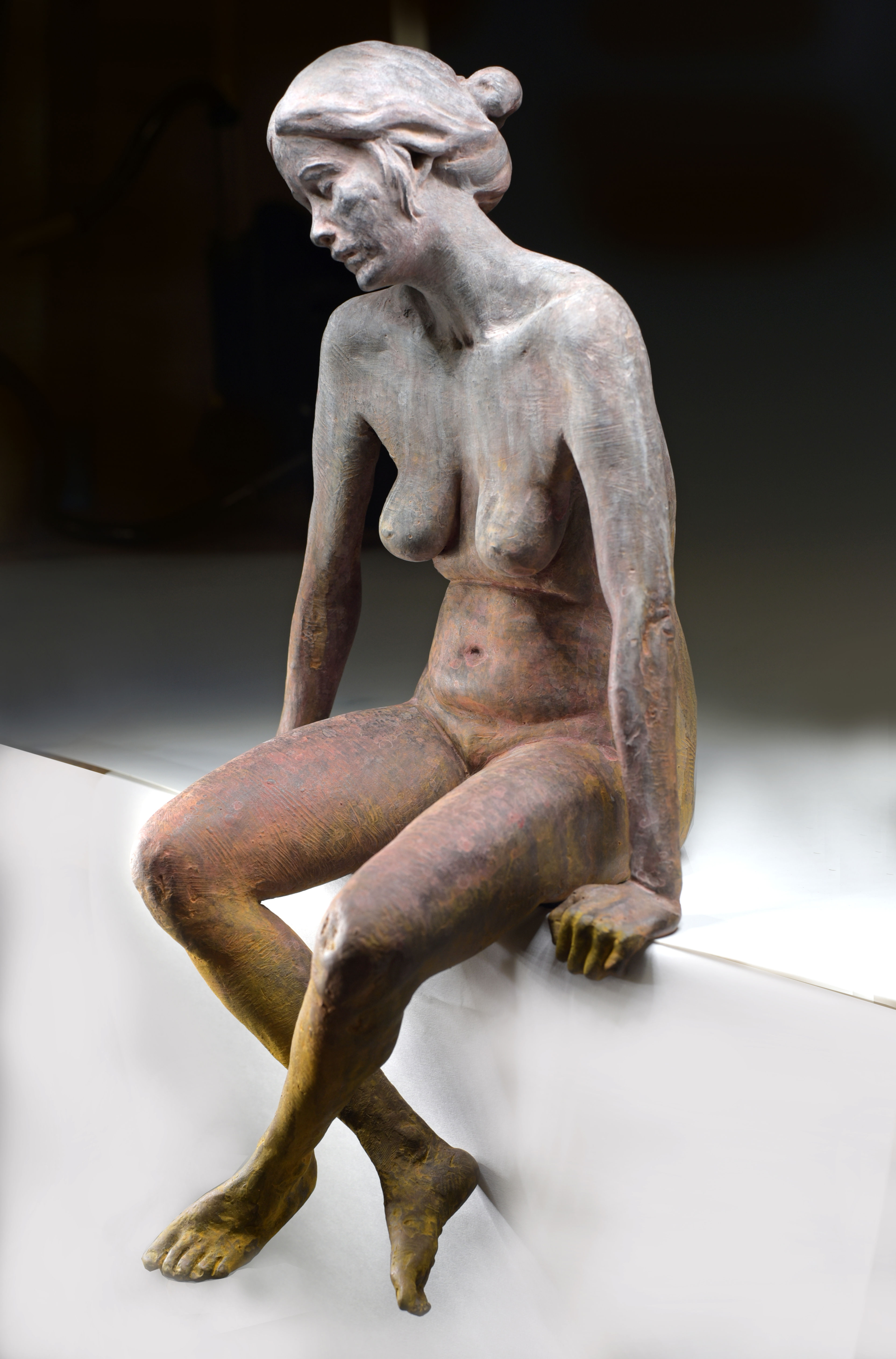 Figurative Bronze  Sculpture By Yves Goyatton