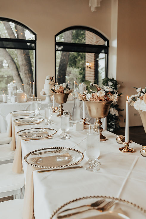 Florboxoxo Wellshire Event Center Denver floral design for weddings reception table flowers gold vases reception