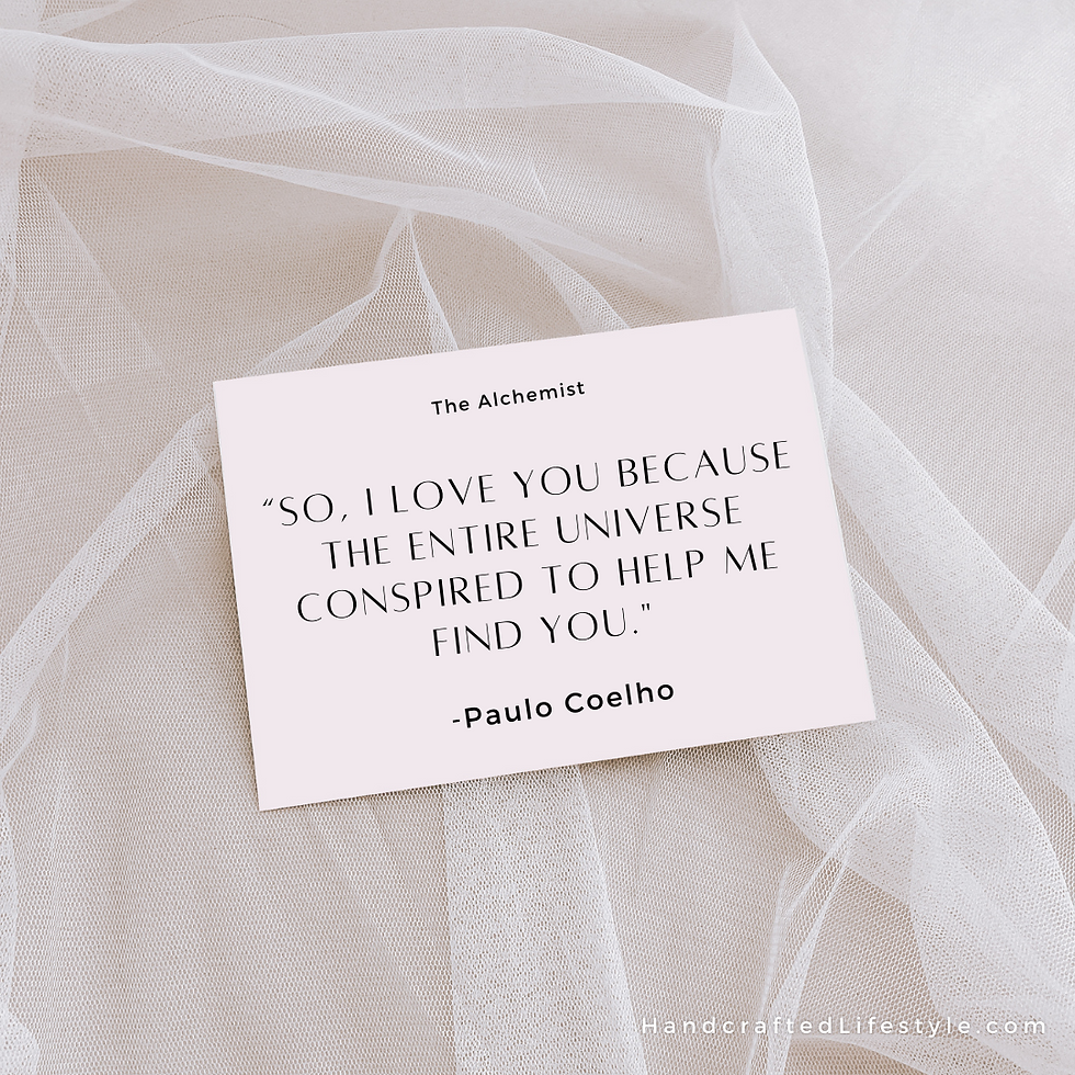 Fate The Alchemist Quotes Paulo Coelho Shop Amazon for Book Order Handcrafted Lifestyle Blog