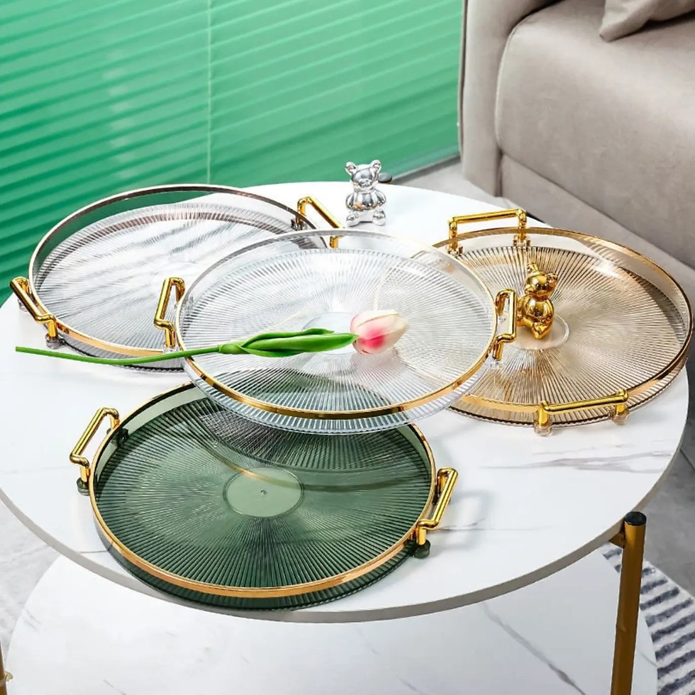 Translucent Serving Green Trays Handcrafted Lifestyle Design Collective