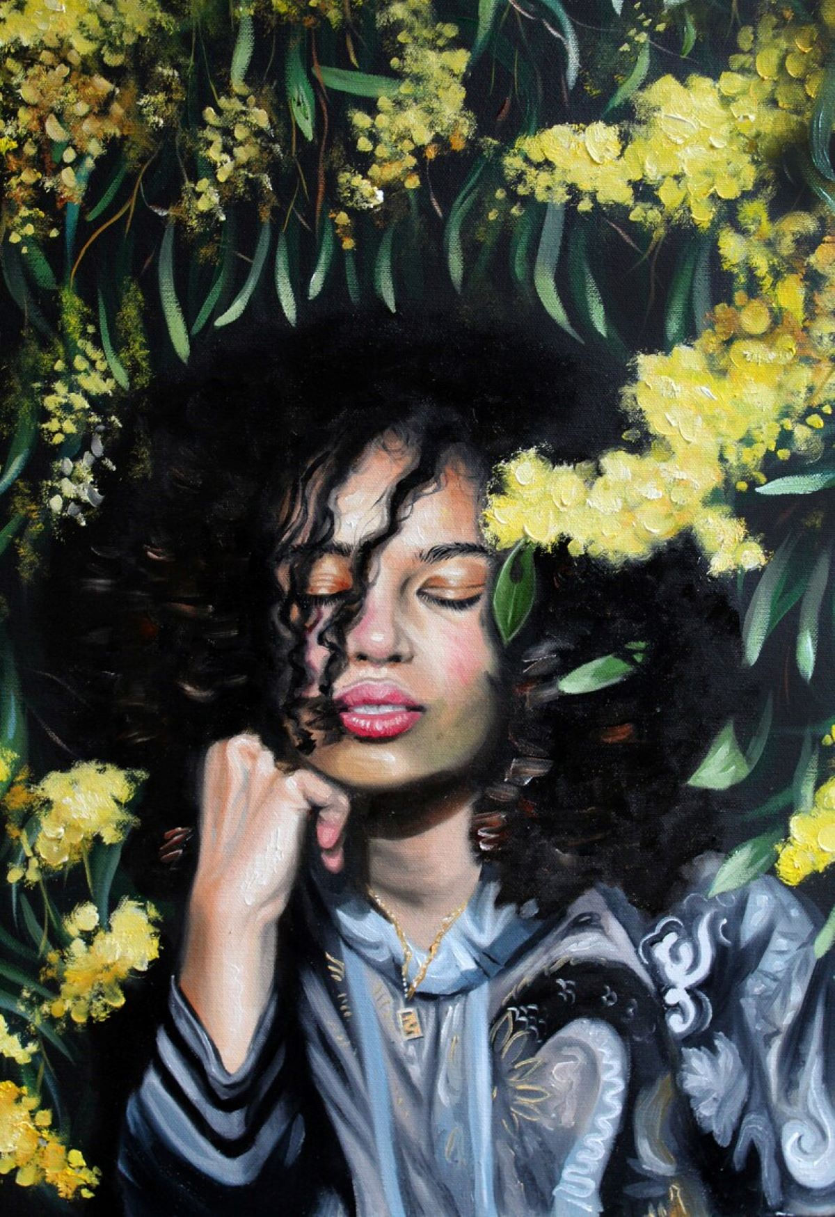 'Bianca' Original Oil Painting on Canvas