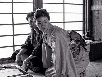 #emilyrosecostumes #bts #SFAF #HyunriLee
#Calligraphy scene in #Japanese #kimono and #yukata