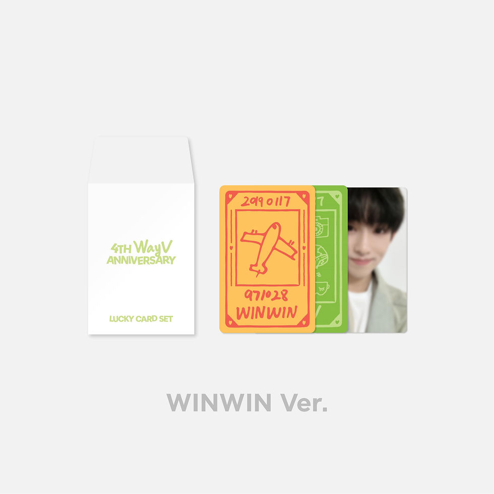 Thumbnail: Wayv 4th Anniversary Lucky Card Set