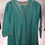 Thumbnail: Teal Blue Embroidered Kurti