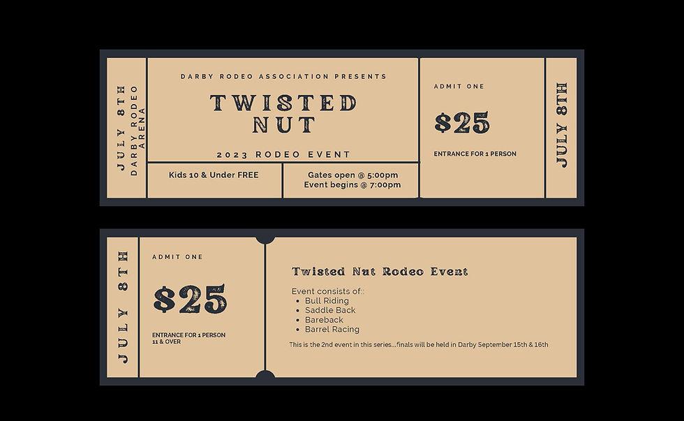 July 8th | Twisted Nut Rodeo
