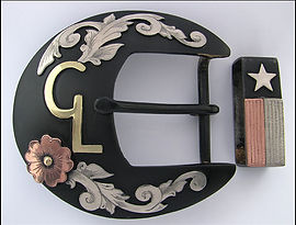 Texas, Texas state flag, western belt buckle, western bright cut engraving, western art