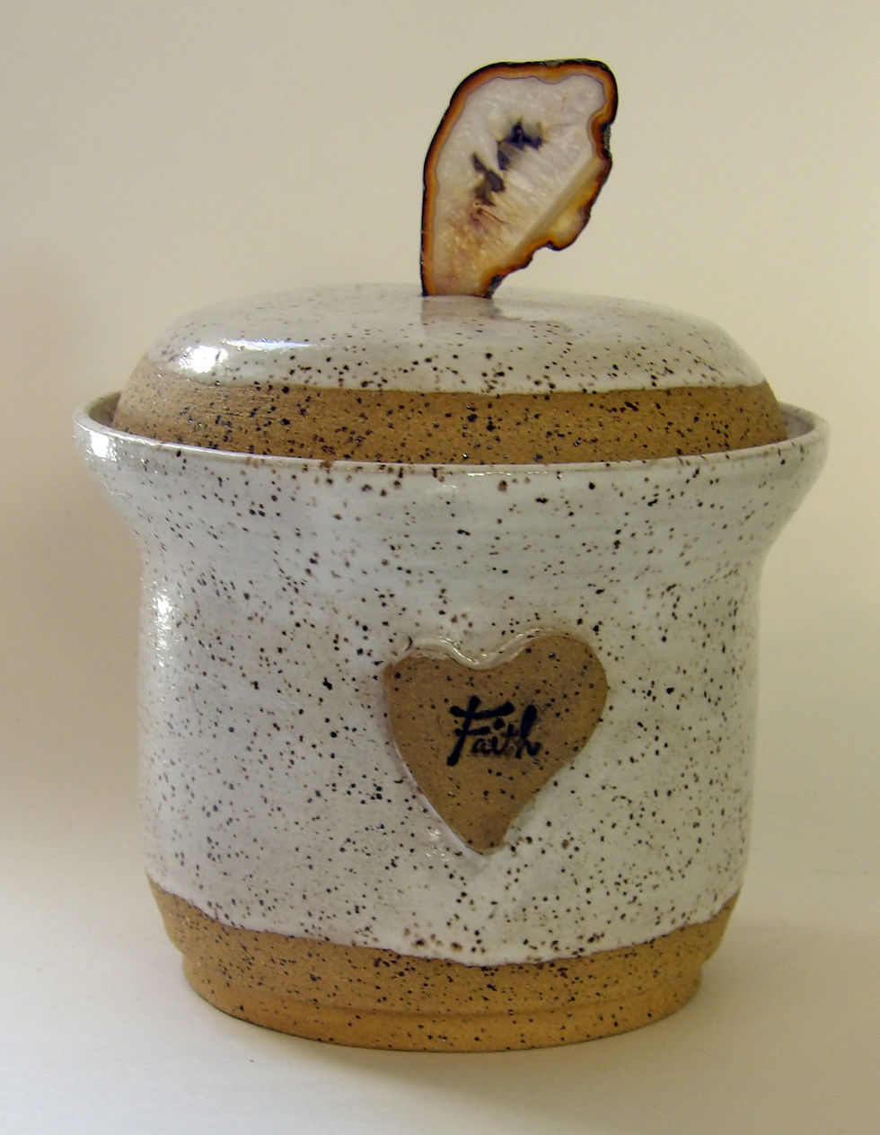Thumbnail: JRH01Country Elegant Faith Jar with Rock Handle