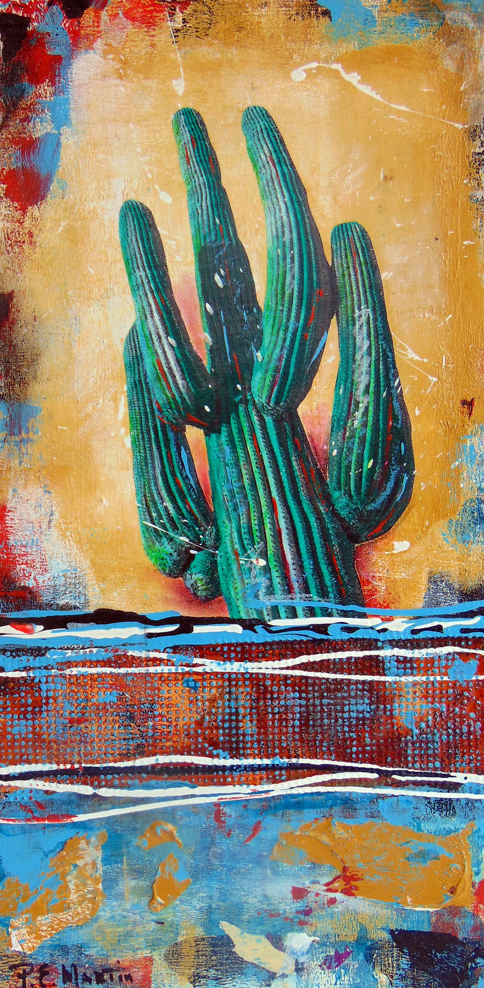 Tilted to the Left Saguaro