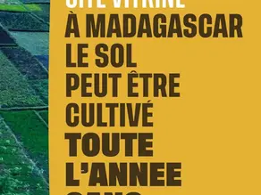 Image du site vitrine avec "le sol peut être cultivé toute l'année sans être épuisé"