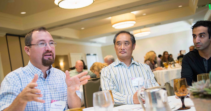 Three guys at t strategic planning session