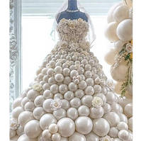 Bridal balloon dress