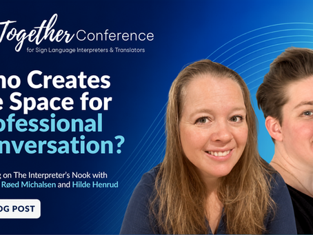 Who Creates the Space for Professional Conversation?