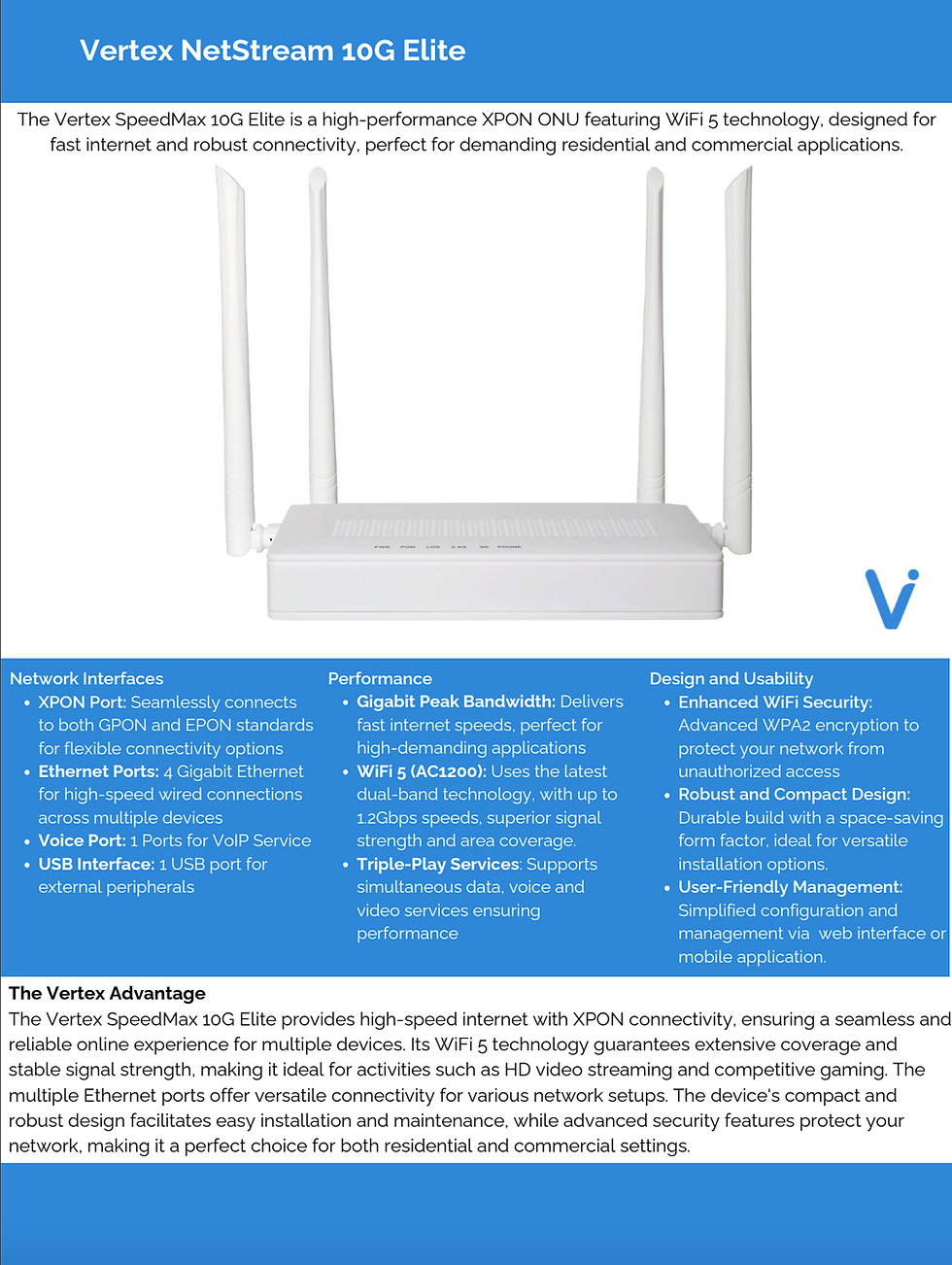 Thumbnail: Vertex NetStream 10G