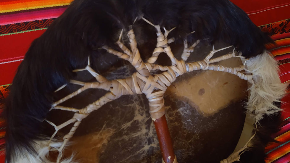 Miniatura: Arbol de la vida - Tambor chamánico 52 cm