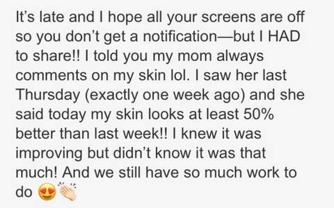our clients written review from working with us 