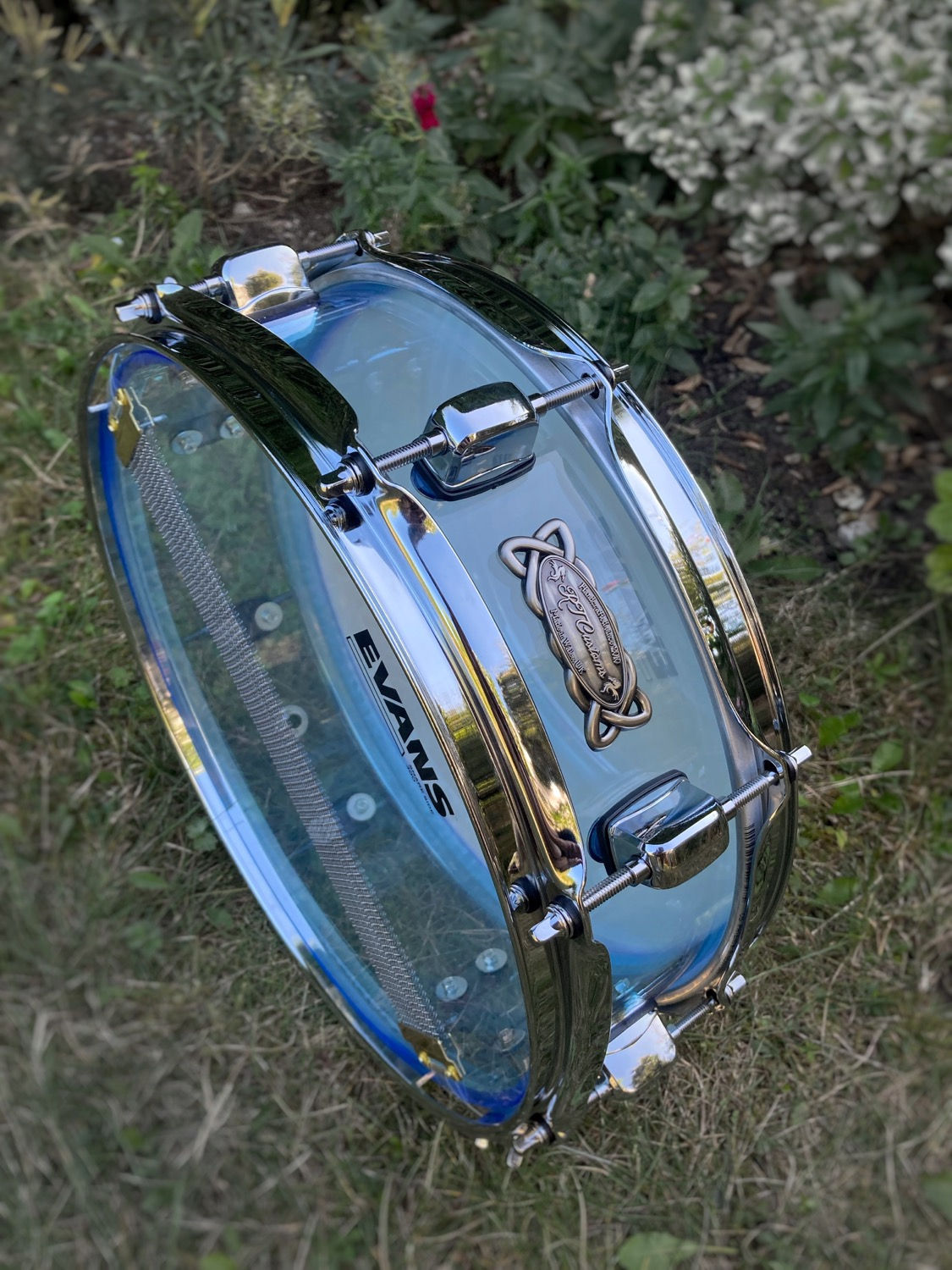 13x4 Light blue acrylic snare