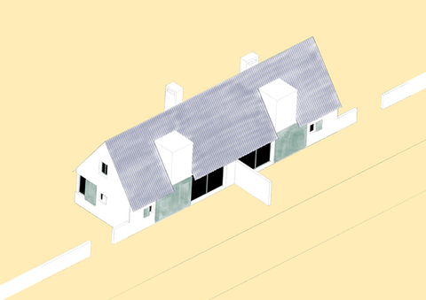 project for a house in the countryside of Abruzzo