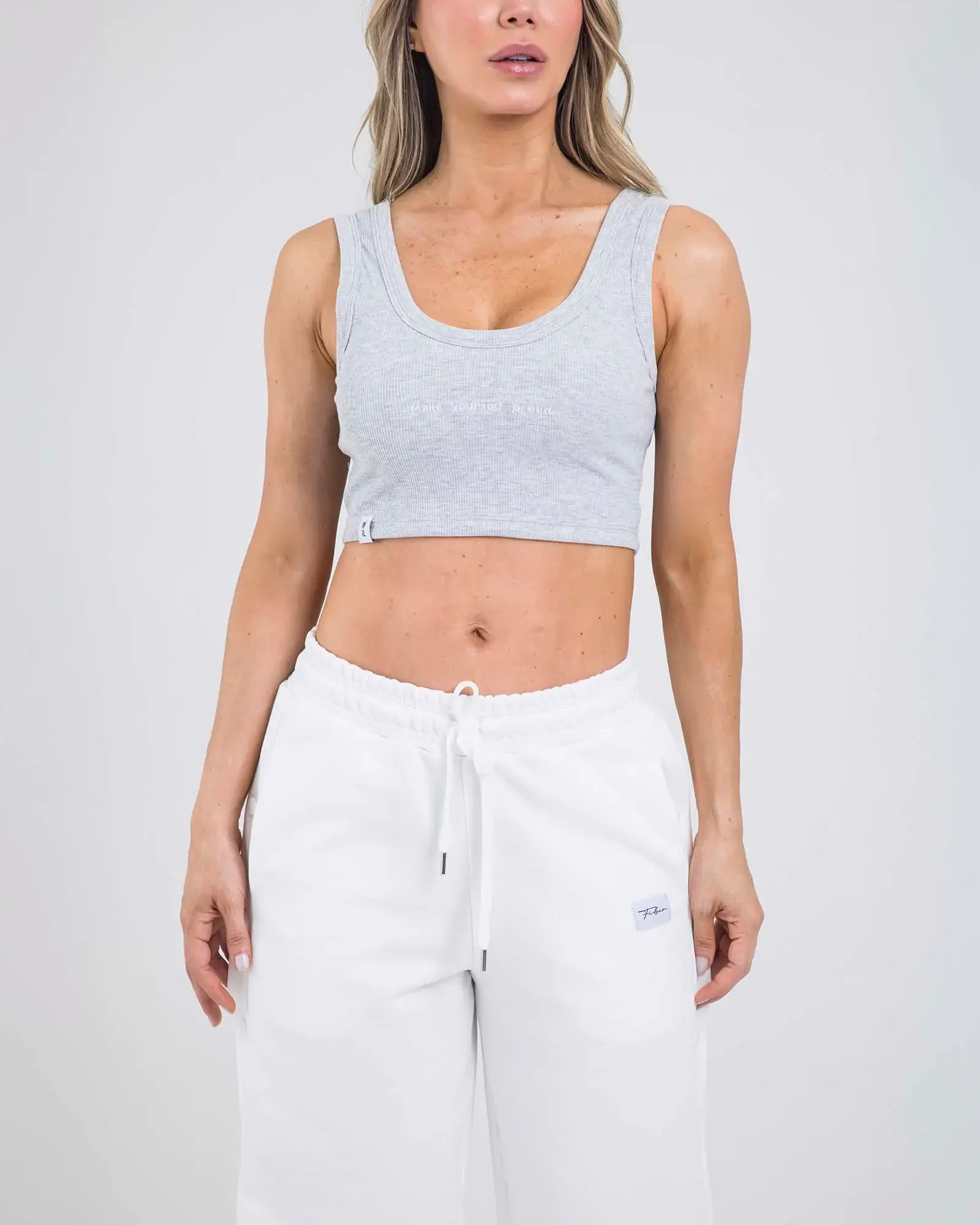 BLUSA CORTA GRIS - FIBER OUTDOOR