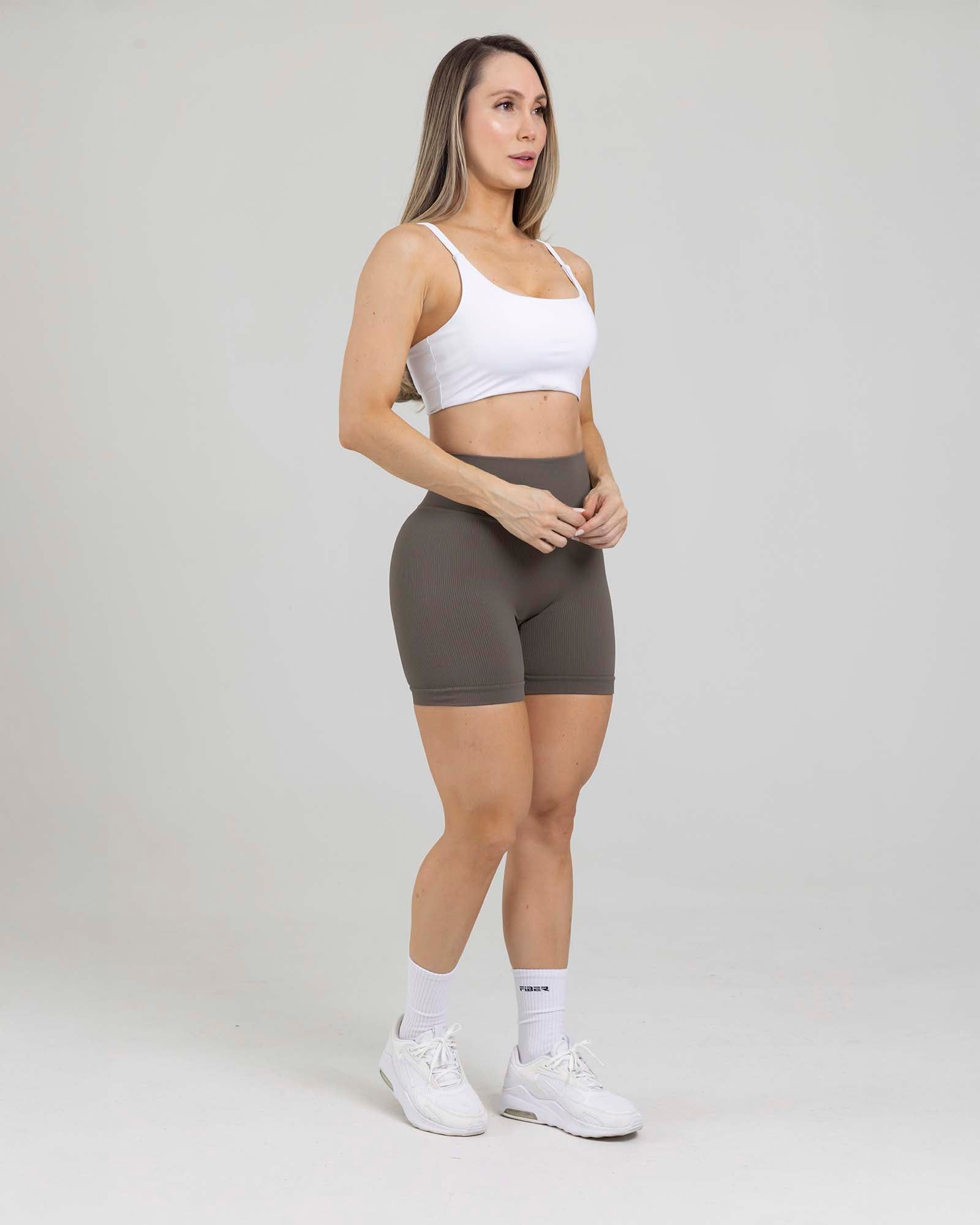 SHORT SEAMLESS GRIS OSCURO SCULPT TROPI (TROS03A)