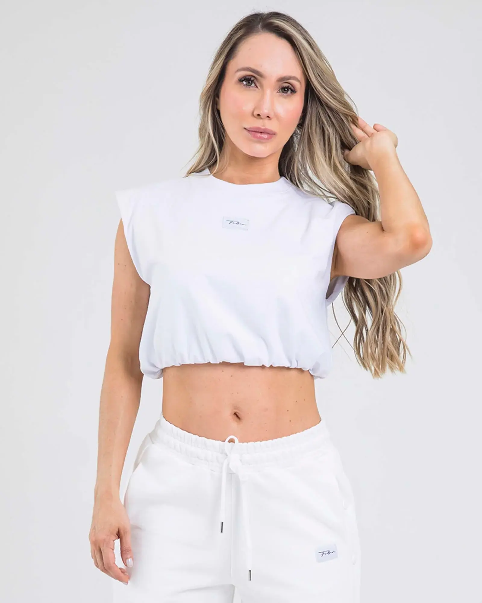 BLUSA CORTA BOMB BLANCO - FIBER OUTDOOR