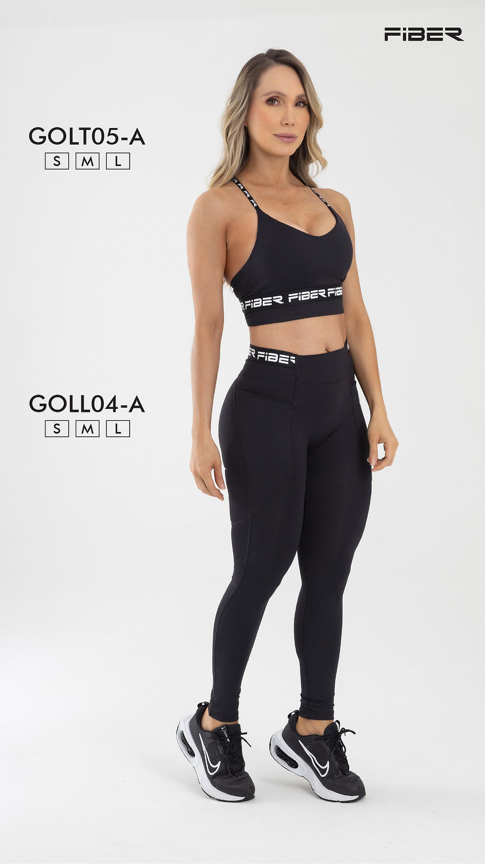 Miniatura: LEGGING NEGRO FIBER GOLDEN GOLL04