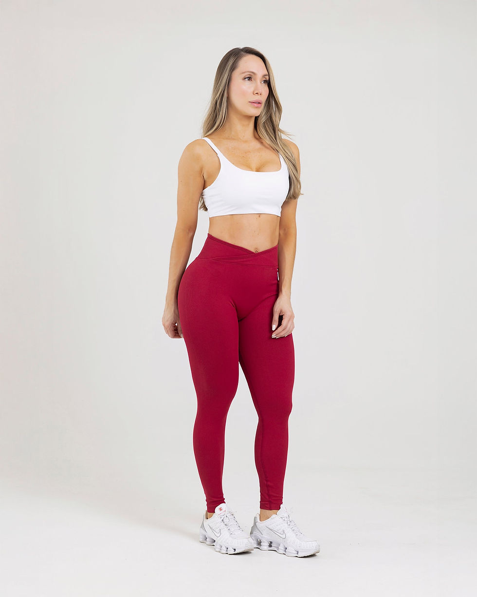 Miniatura: LEGGINGS SEAMLESS CONTRAST ROJO - DOLCE VITA FIBER (DOLL07A)