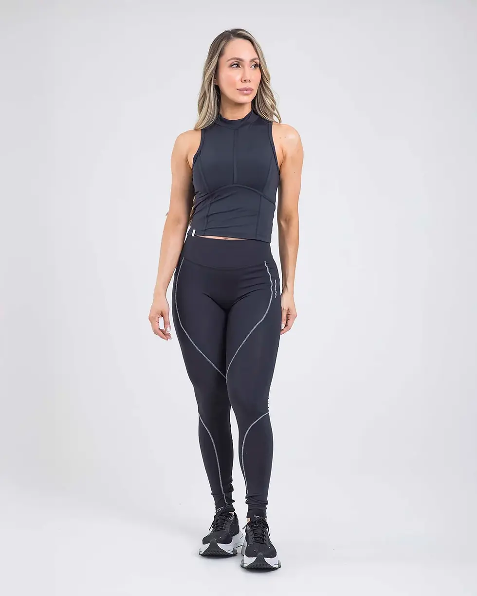 Miniatura: LEGGINS PRETINA NEGRO - FIBER OUTDOOR - OUTL02-A