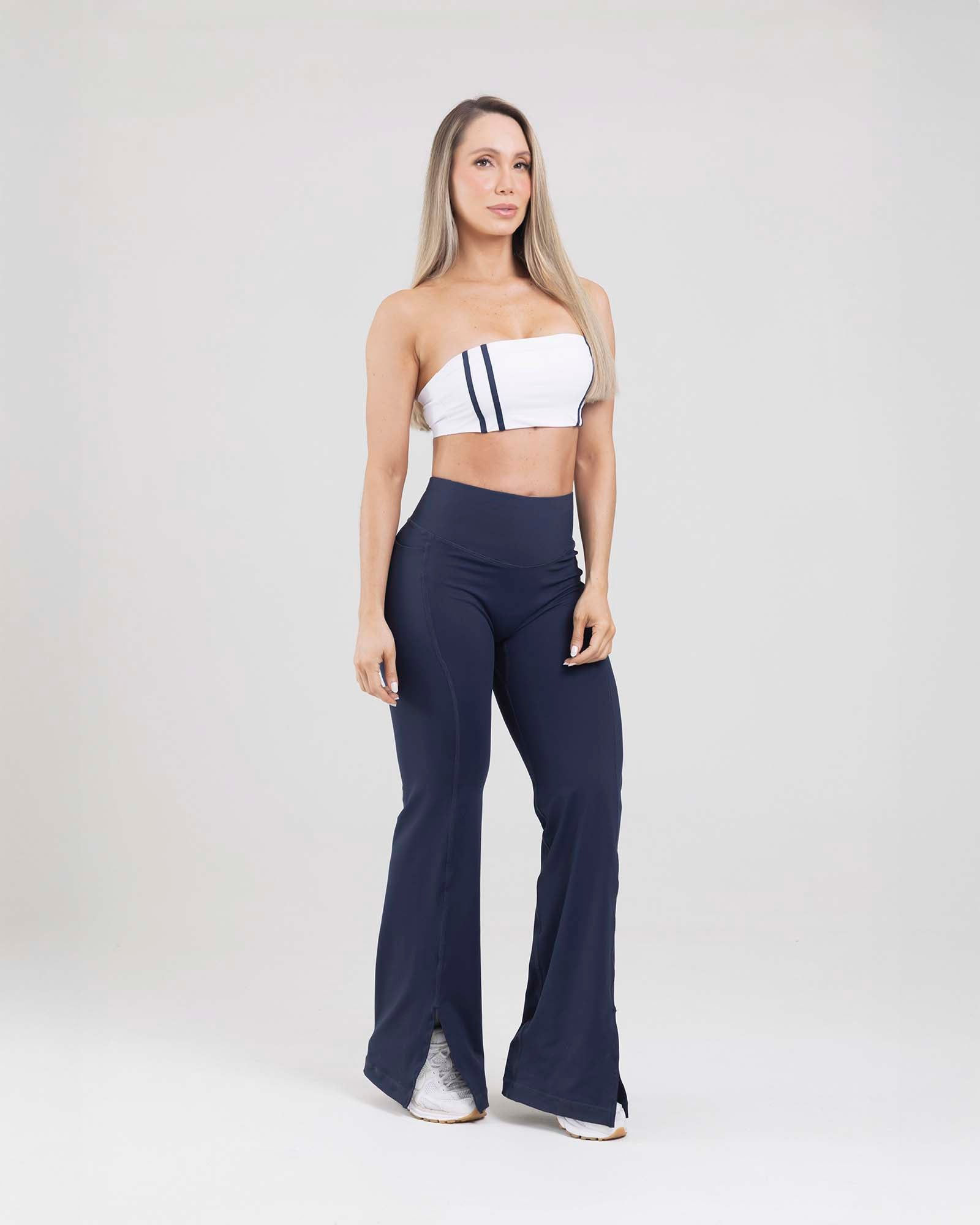 LEGGINGS AZUL OCEANO WIDE GLOW - DOLCE VITA FIBER (DOLL02B)