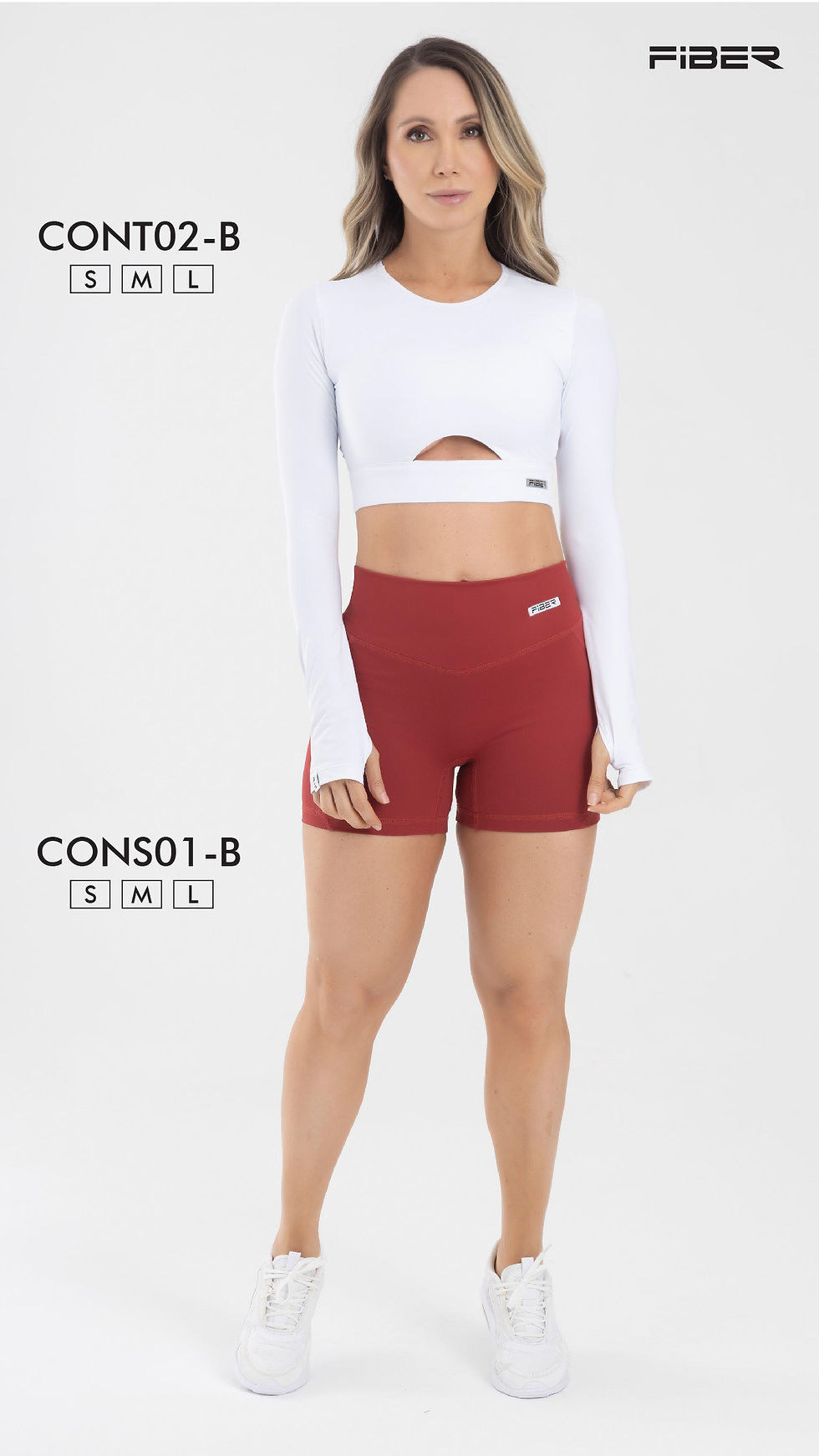 Miniatura: SHORT DEPORTIVO ROJO CRUSHED - FIBER ICON - CONS01