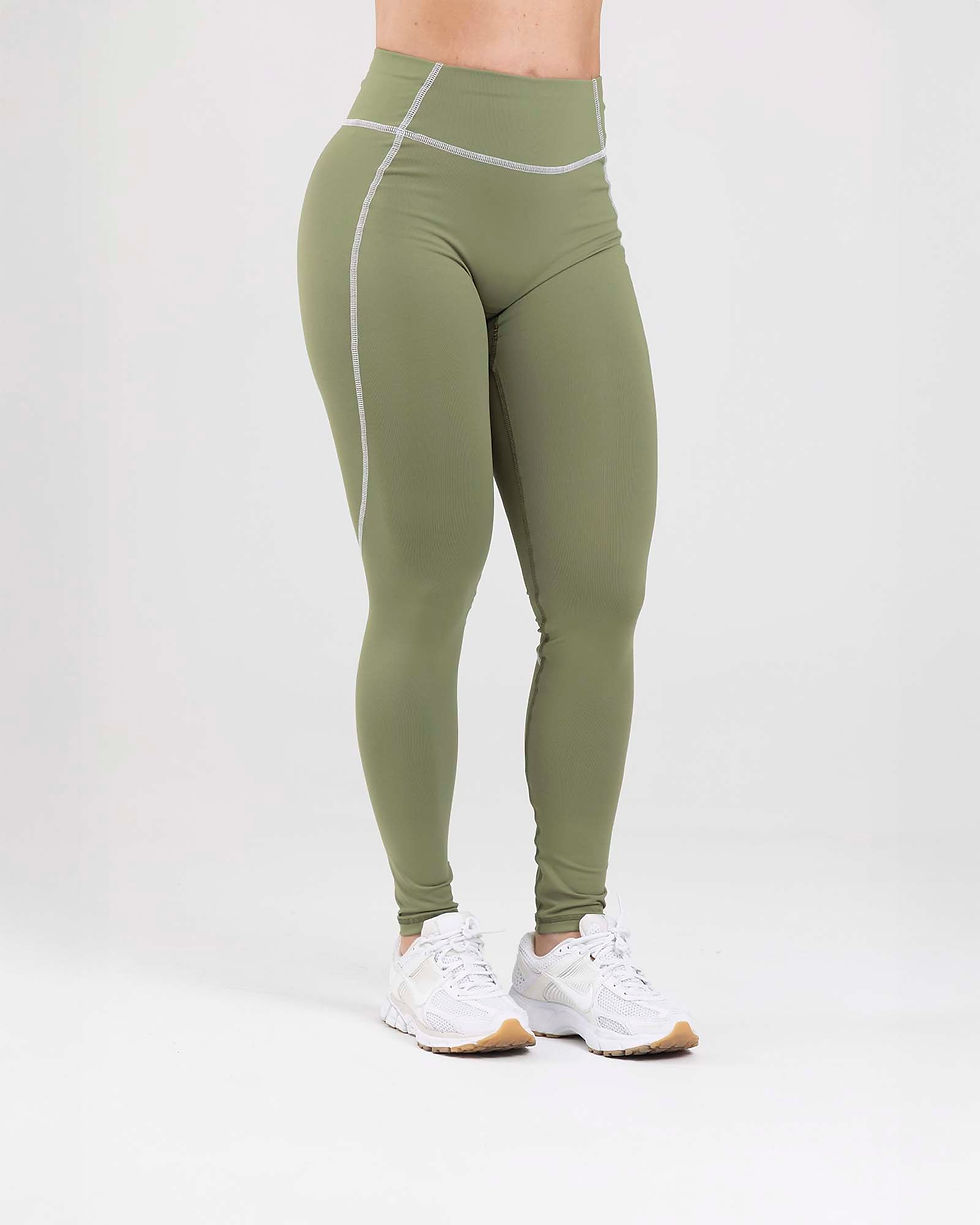 Thumbnail: LEGGINGS VERDE MATCHA CONTRAST FLOW - DOLCE VITA FIBER (DOLL03B)