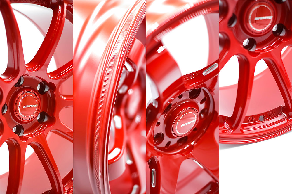 New Special Finish - Hyper Red|Superspeed Wheels