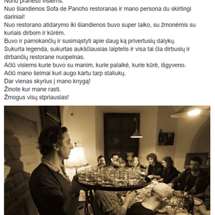 Žymų meksikietišką restoraną palieka jo įkūrėjas. Nusprendė atidaryti naują vietą turguje