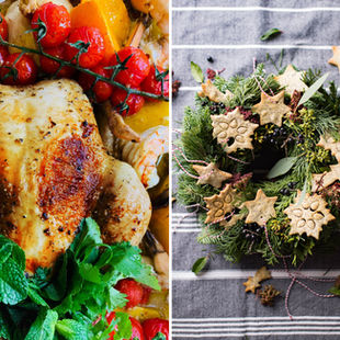 ALFAS VIENAS NAMUOSE receptai: viščiukas su mangais ir krevetėmis, aguoniniai citrininiai sausainiai