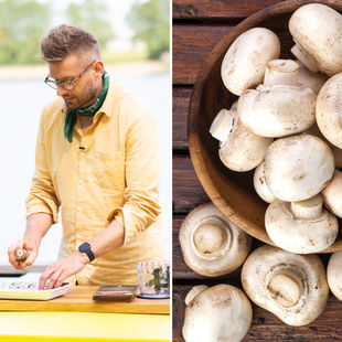 ALFAS ČIRŠKINA LAUKE receptas: skanieji įdaryti pievagrybiai