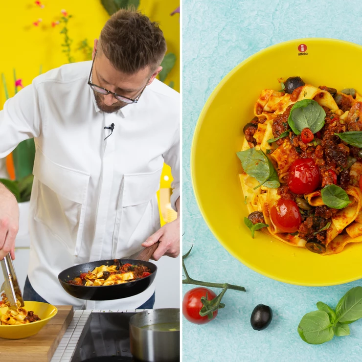 Itališki bolognese makaronai, receptas