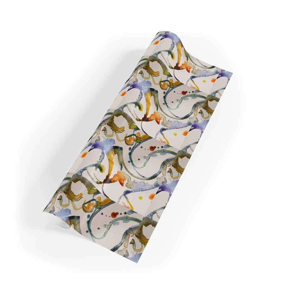 Thumbnail: Jewel Gift Wrapping Paper Rolls, 1pc