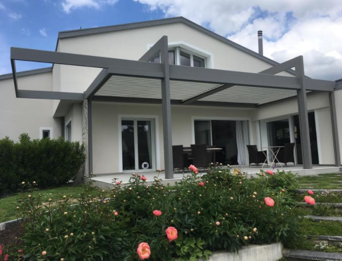 Plus value immobilière avec votre pergola bioclimatique Solembra Suisse
