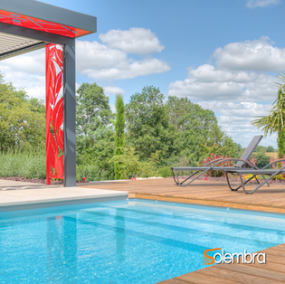 Bioclimatic Pergola Solembra : Range SOL DESIGN