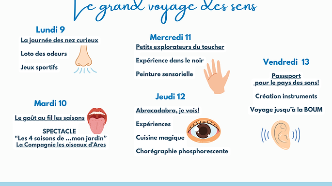 Centre de loisirs d'hiver - Programme