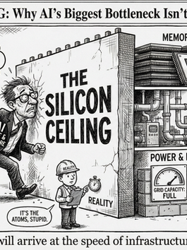 The Silicon Ceiling: Why AI's Biggest Bottleneck Isn't Intelligence - It's Atoms